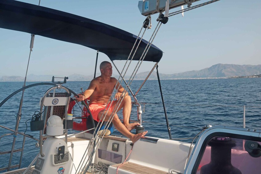 Picture 4 for Activity Palermo: Sunset Sailboat Trip with Aperitif
