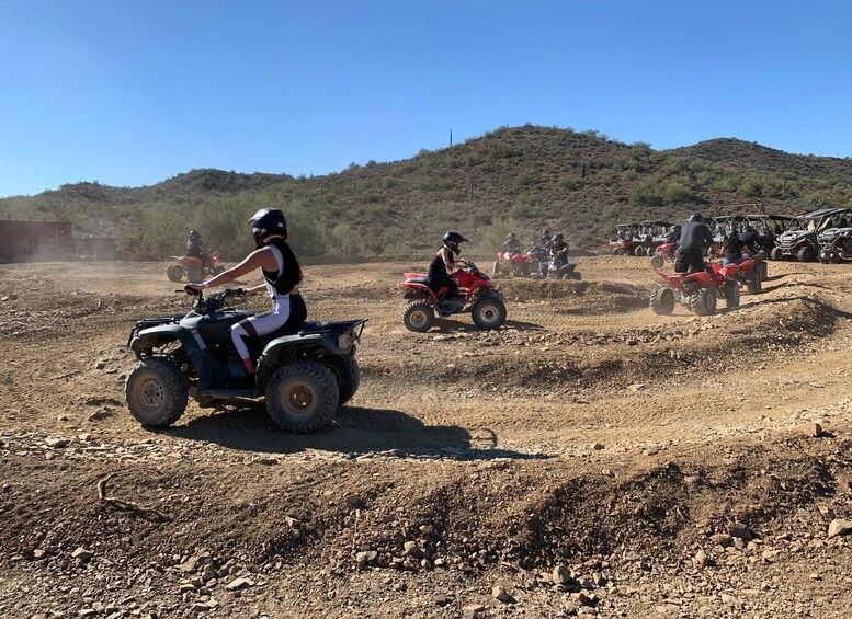 Picture 3 for Activity Sonoran Desert: Beginner ATV Training & Desert Tour Combo