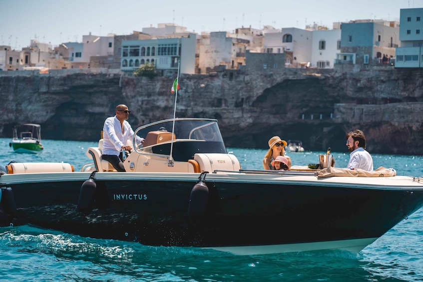 Picture 5 for Activity Polignano a Mare: Boat Cruise to Scenic Caves with Prosecco