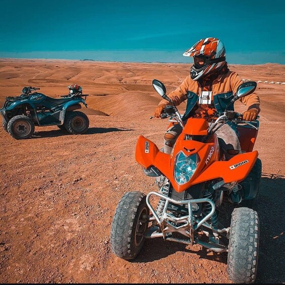 Picture 64 for Activity Marrakech: Agafay Desert Tour with Quad, Camel Ride & Dinner