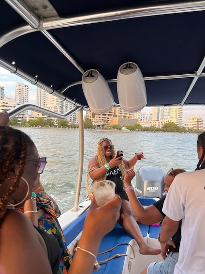 Picture 10 for Activity Sunset Party open bar on the bay while sharing with locals