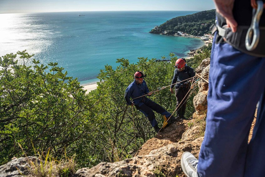 Picture 5 for Activity Setubal: Arrábida Natural Park Via Ferrata & Abseiling Trip