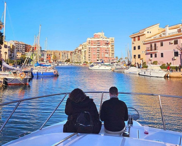 Picture 6 for Activity Valencia: Port Saplaya Boat Tour with Free Drink & Swimming