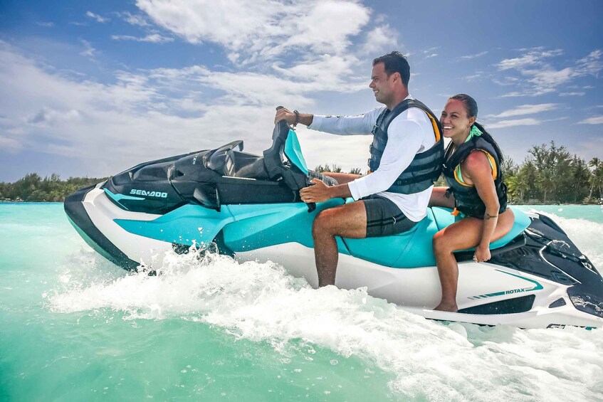 Picture 5 for Activity Bora Bora: Combo ATV & Jet Ski Day Trip with Polynesian BBQ