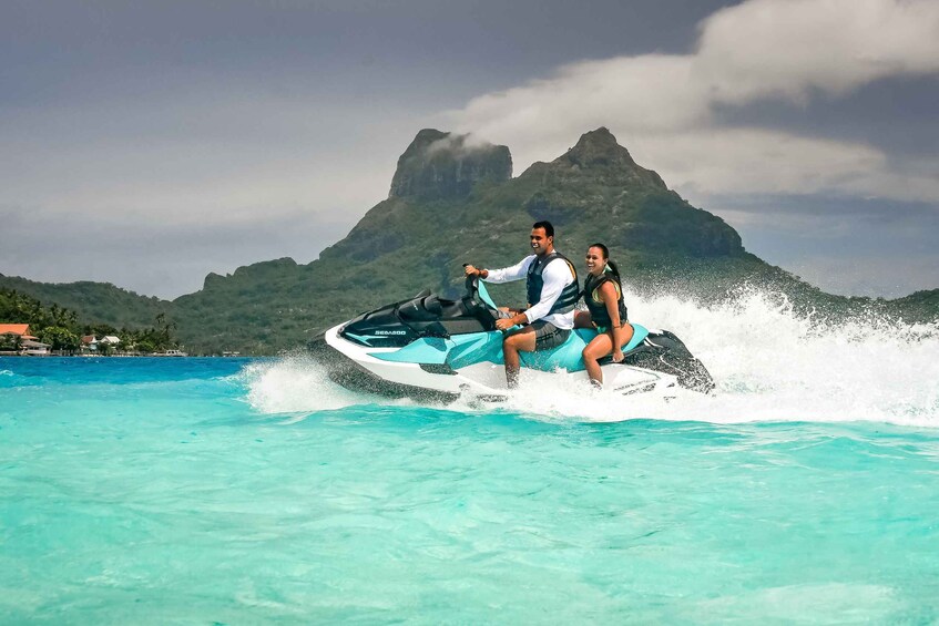 Picture 9 for Activity Bora Bora: Combo ATV & Jet Ski Day Trip with Polynesian BBQ