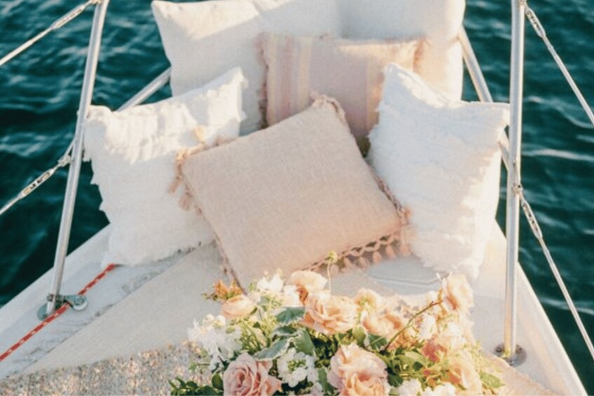 Picture 4 for Activity Barcelona: Private Romantic Sailing Tour with Drinks
