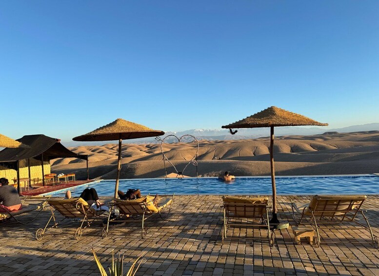 Picture 2 for Activity Marrakech: Agafay Desert Escape with Swimming Pool and Lunch