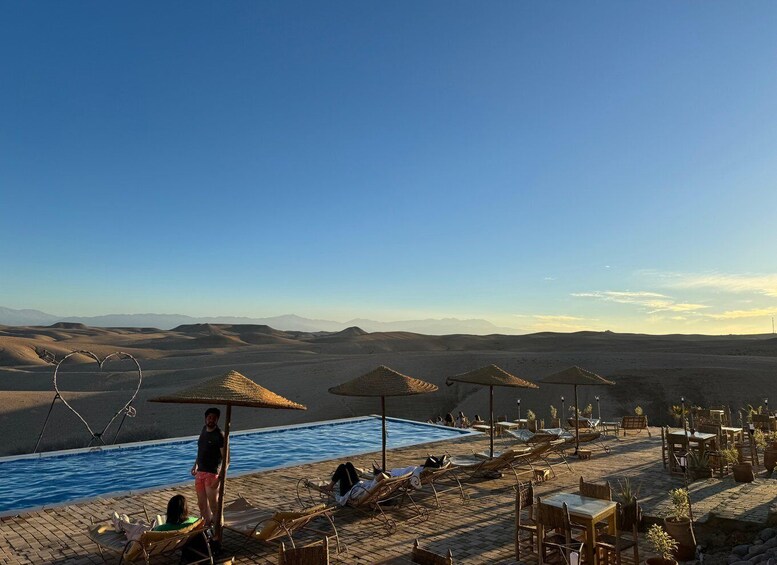 Picture 9 for Activity Marrakech: Agafay Desert Escape with Swimming Pool and Lunch