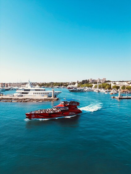 Kiotari, Lardos, Lindos: High Speed Boat Trip to Rhodes Town