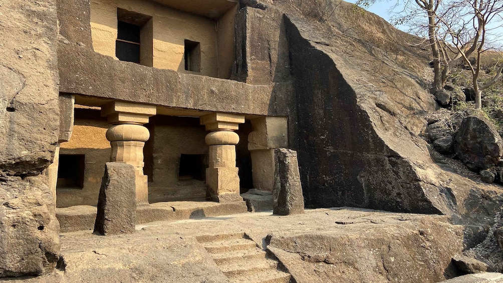 Picture 1 for Activity Mumbai: Kanheri Caves and The Golden Pagoda Temple