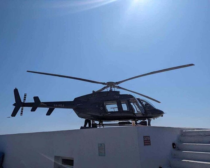 Picture 2 for Activity Naxos: Private Helicopter Ride to Greek Islands or Athens