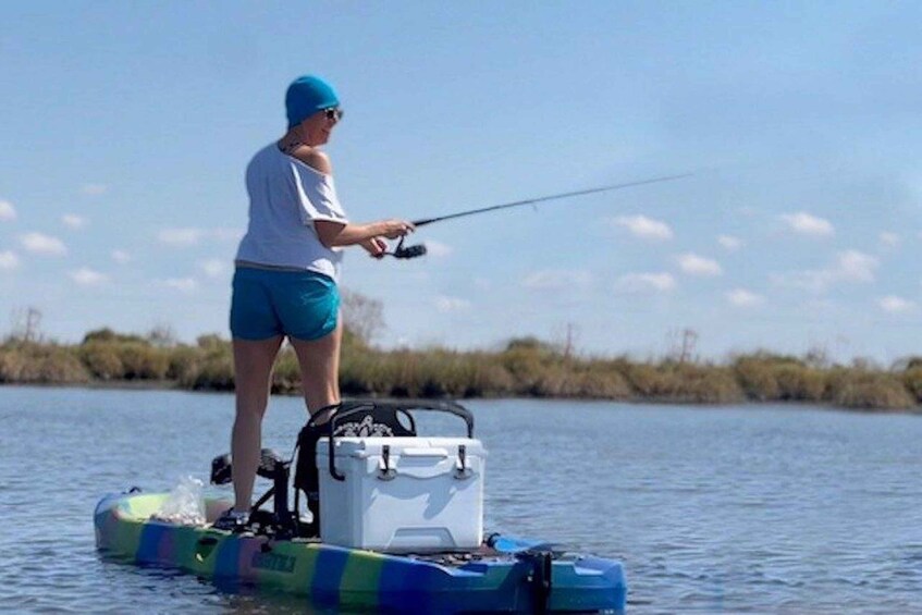 Picture 4 for Activity New Orleans: Kayak Fishing Charter in Bayou Bienvenue