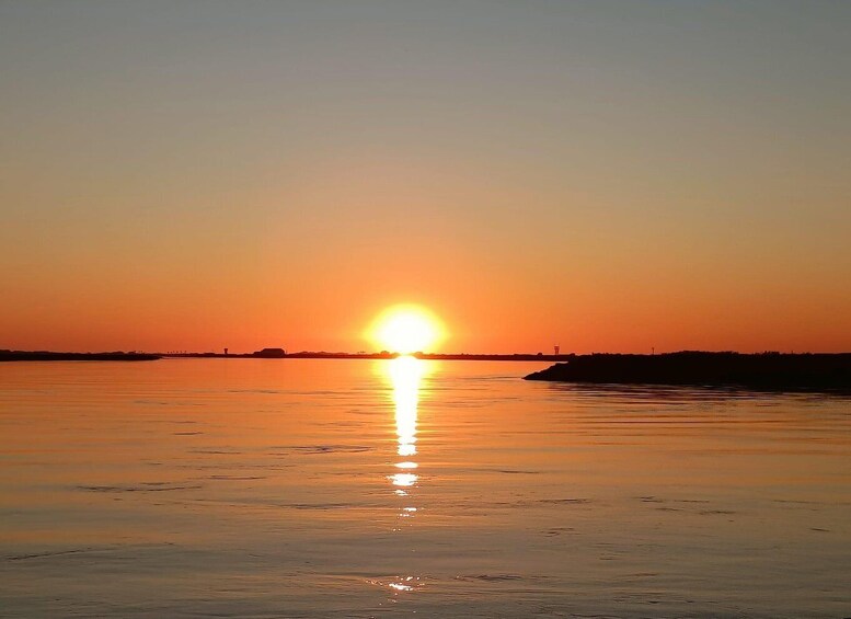 Picture 10 for Activity Faro: Ria Formosa Guided Sunset Tour by Catamaran
