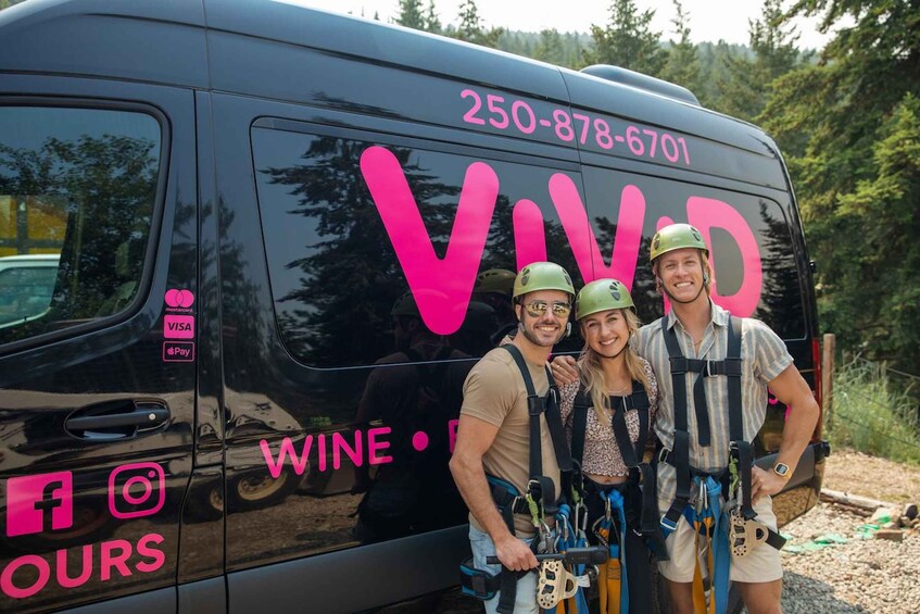 Picture 7 for Activity Kelowna: Zipline & Wine Tour