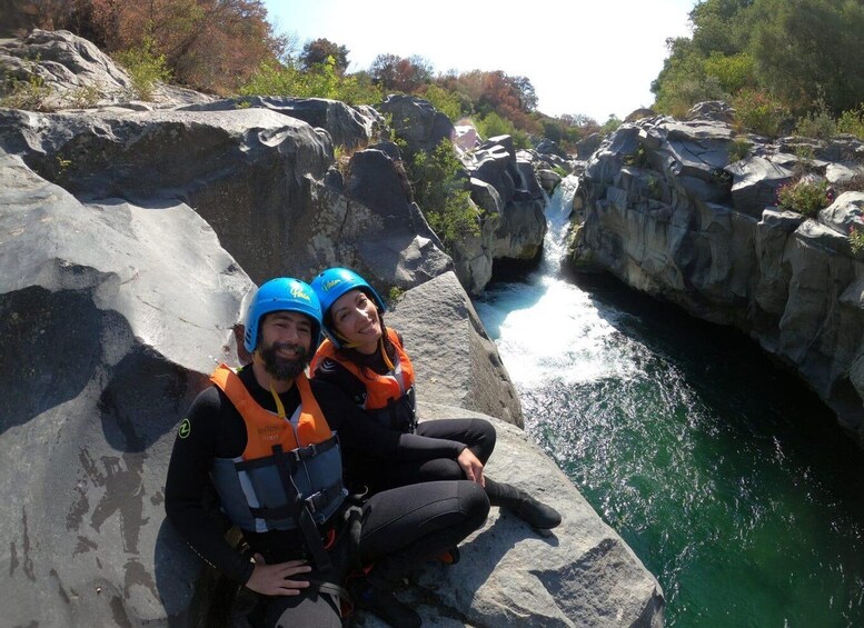 Picture 4 for Activity Motta Camastra: Alcantara River Jump and Canyoning Adventure