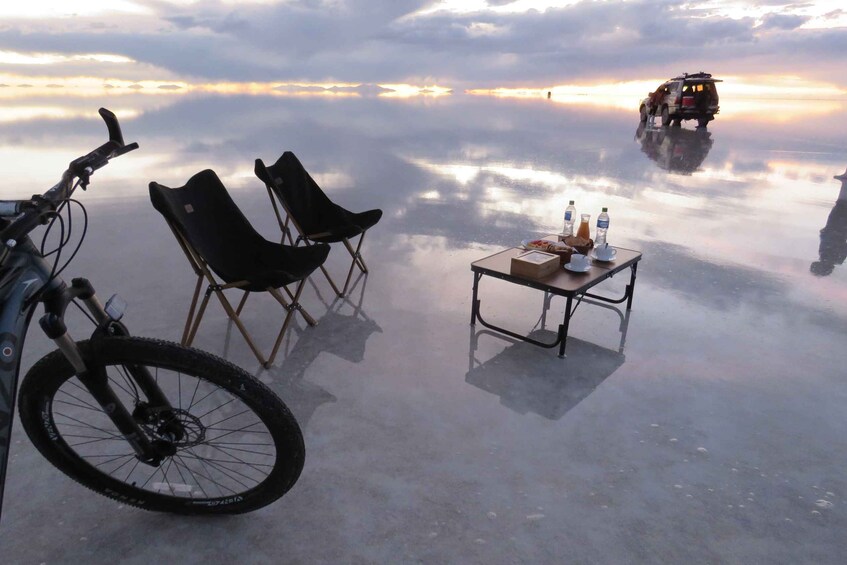 Picture 5 for Activity Uyuni: Guided Bicycle Tour of Uyuni Salt Flat with Lunch