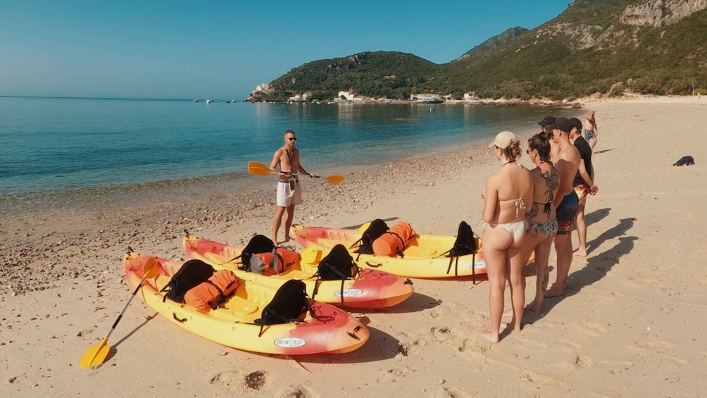 Picture 7 for Activity Arrábida: Kayak Snorkeling & Beach Lounge/Pick-Up Available