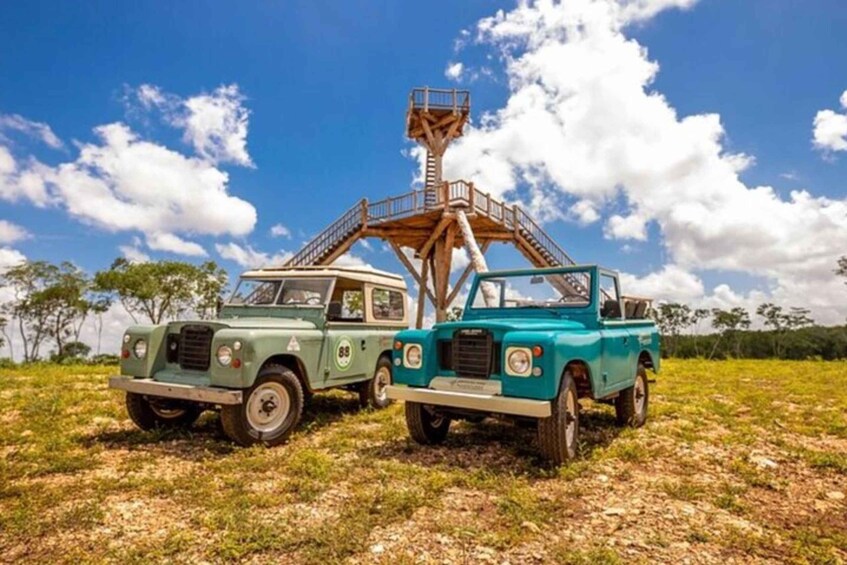 Picture 7 for Activity Uxmal Private Vintage Land Rover Tour with Mayan Breakfast