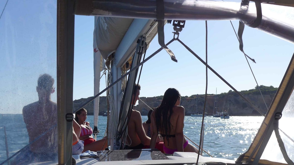 Picture 1 for Activity Portimão: Private Sailing Boat Tour with Local Wine