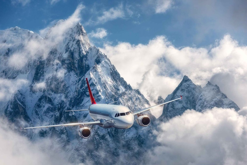 Mount Everest scenic mountain flight Nepal: Shree airlines