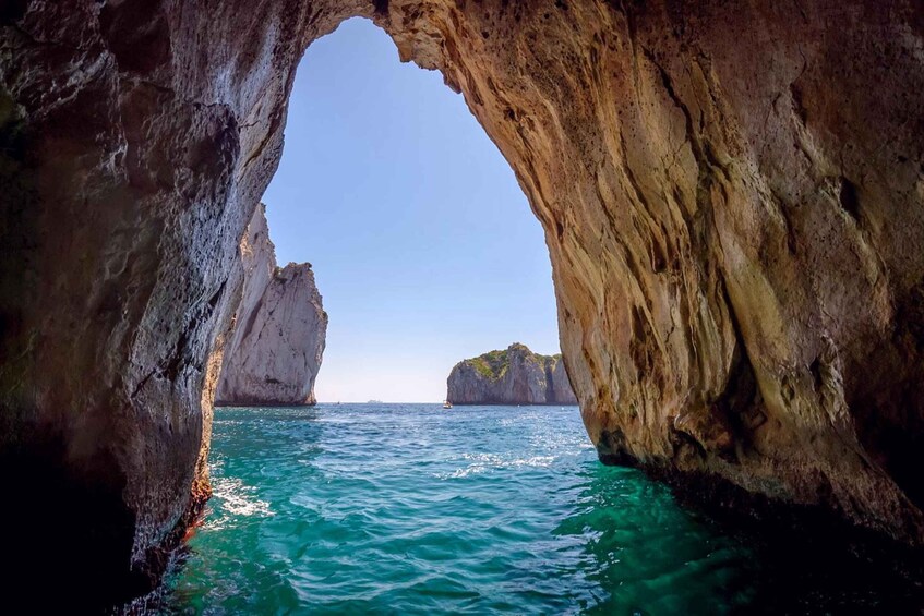 Picture 7 for Activity From Amalfi: Capri Island Boat Tour with Snorkeling & Drinks