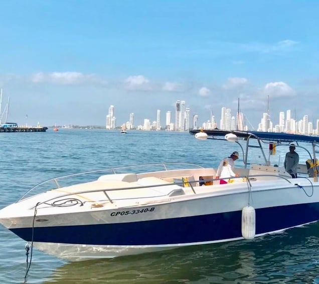 Picture 1 for Activity Cartagena: Sunset Open Bar Cruise in Catamaran or Speedboat
