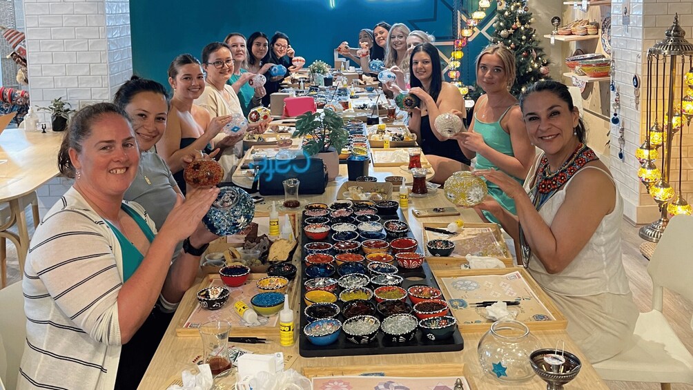 Picture 4 for Activity Brisbane: Mosaic Art Classes - Turkish Lamp Workshop