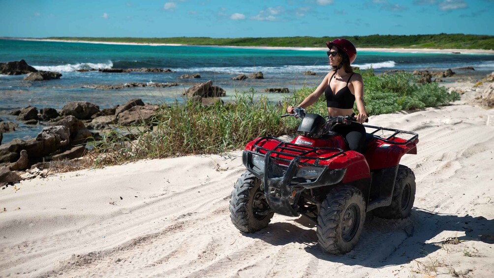 Picture 6 for Activity Cozumel: ATV Seashore Adventure & Mayan Cenote Experience