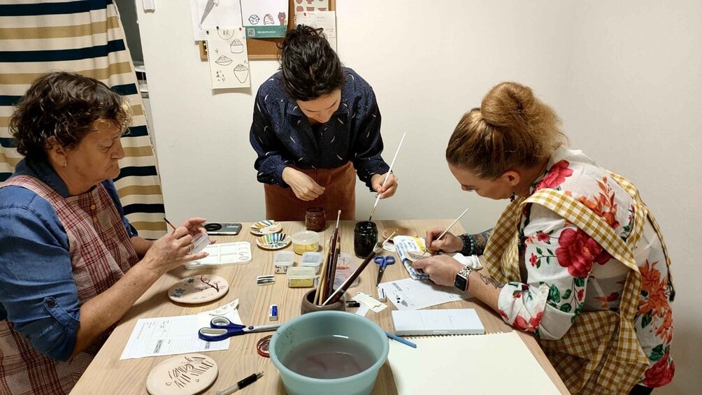 Picture 2 for Activity Osaka: Private Ceramic Painting Workshop