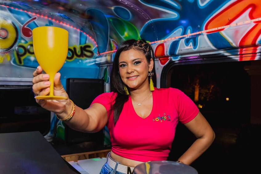 Picture 6 for Activity Aruba: Barhopping Party Bus Tour with DJ and Dancing