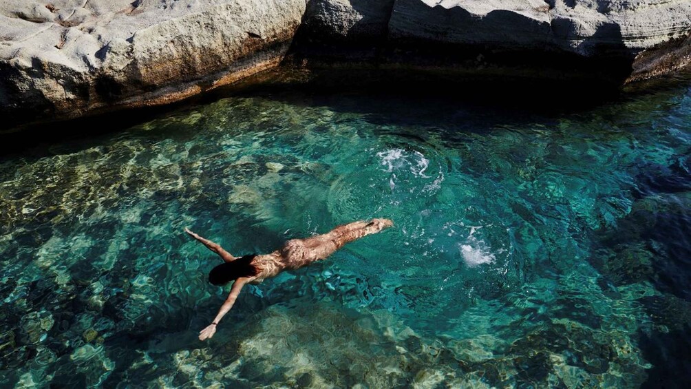 Picture 1 for Activity From Sifnos: Milos Island Tour with Swimming and Snorkeling