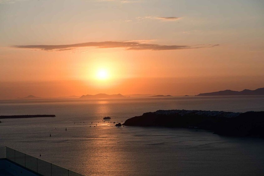 Picture 2 for Activity Santorini: Private Romantic Sunset Dinner with Caldera View