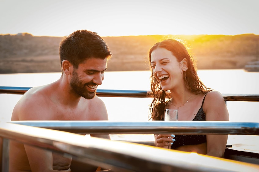 Picture 11 for Activity Pernera: Luxury Yacht Sunset Cruise with Dinner and Drink