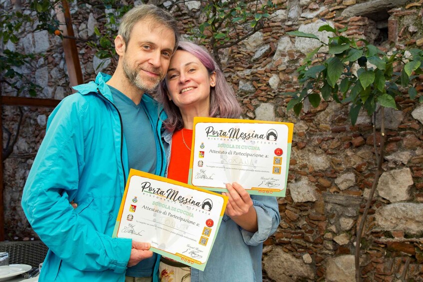 Picture 31 for Activity Taormina: Cannolo Cooking Class with Completion Certificate