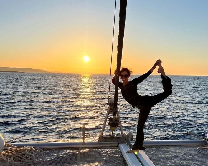 Picture 2 for Activity Sunset Sailing Yoga Experience