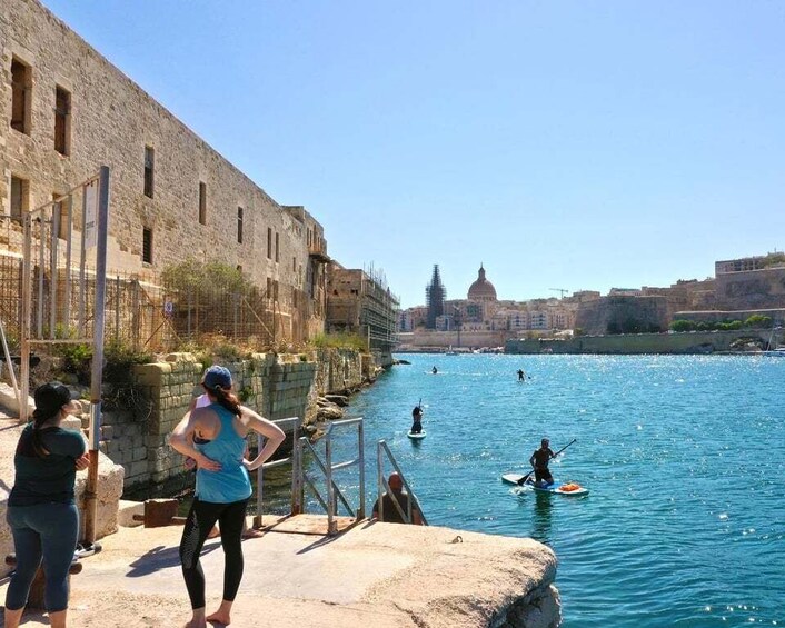 Picture 4 for Activity Stand Up Paddleboard Yoga Class Valetta