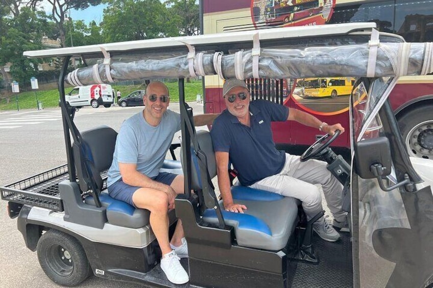 3-Hour Private Tour of Rome with Golf Cart