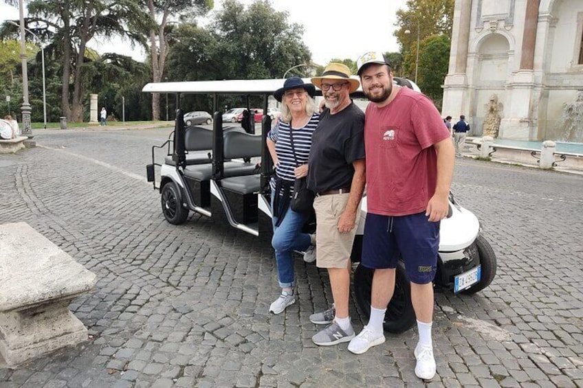 3-Hour Private Tour of Rome with Golf Cart