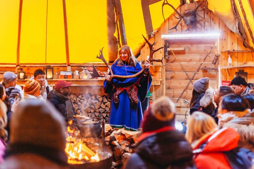 Picture 2 for Activity Tromsø: Reindeer Sledding & Feeding with a Sami Guide