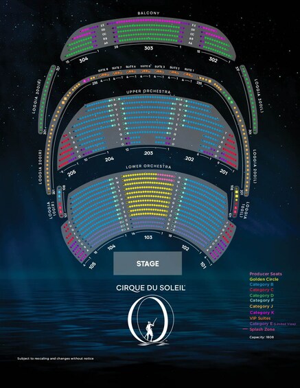 O by Cirque du Soleil® at the Bellagio