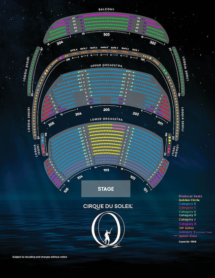 O by Cirque du Soleil® at the Bellagio