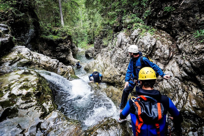 Picture 3 for Activity Canyoning Schwarzwasserbach in the Kleinwalsertal