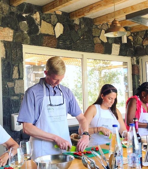 Santorini: Greek Cooking Class with Wine Tasting