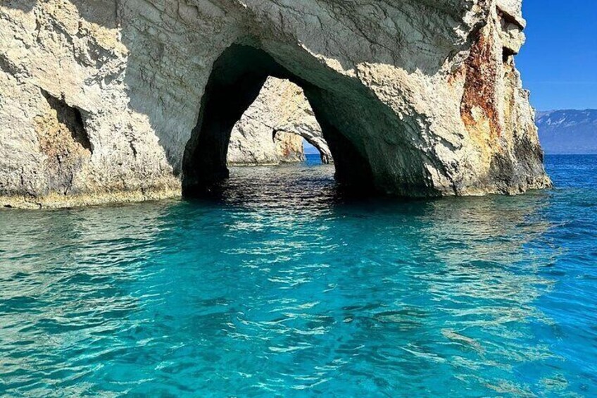 Zakynthos Private Cruise to Navagio and Blue Caves