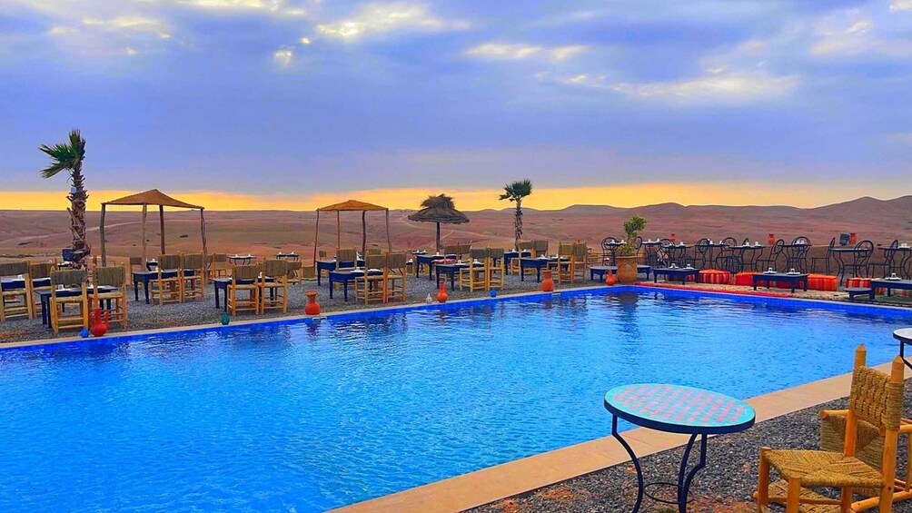 Picture 12 for Activity Marrakech: Agafay Desert Camp Lunch with Camel Ride and Pool