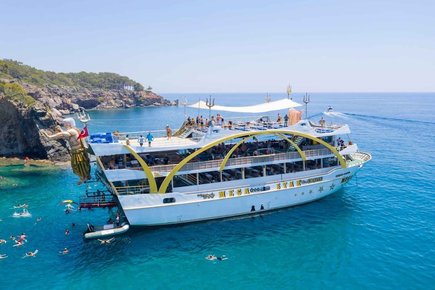 Picture 3 for Activity From Antalya: Full-Day Boat Tour with Lunch and Foam Party