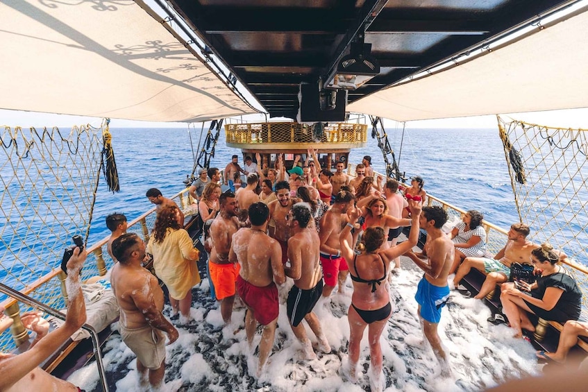 Picture 2 for Activity From Antalya: Full-Day Boat Tour with Lunch and Foam Party