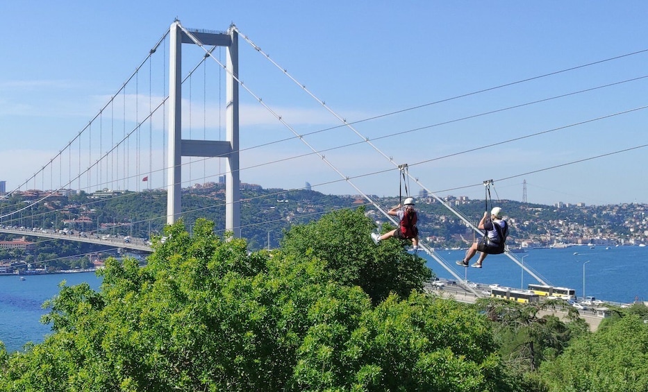 Istanbul: Zipline Adventure with Bosphorus View