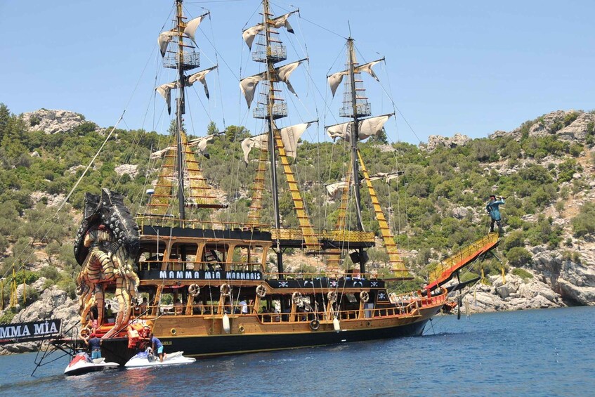 Picture 13 for Activity Marmaris: All-Inclusive Pirate Boat Trip with Pickup Option