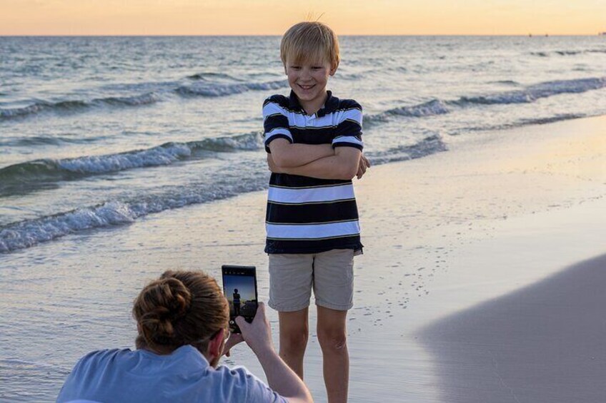 Learn to take amazing beach sunset photos with your cellphone!
